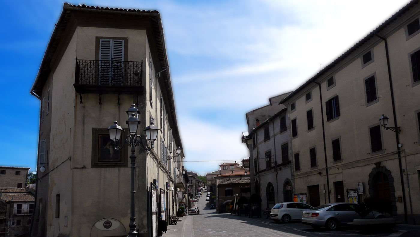 Via San Rocco: Die Haupteinkaufsstraße von Gradoli
